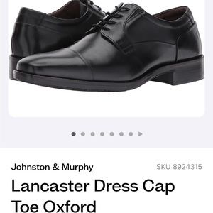 Brand new, never worn Johnston and Murphy Lancaster Dress Cap Toe Oxford.